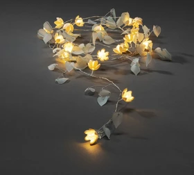 Konstsmide Blumen Lichterkette LED 20x warmweiß