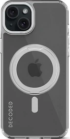 Decoded Recycled Plastic Loop Stand Back Cover für Apple iPhone 15 Plus transparent