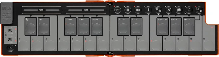 Korg nanoKEY Fold Lava Orange