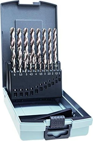 Alpen PRO KP 19 Metallbohrer-Sortiment inkl. Werkzeugbox, 19-tlg.