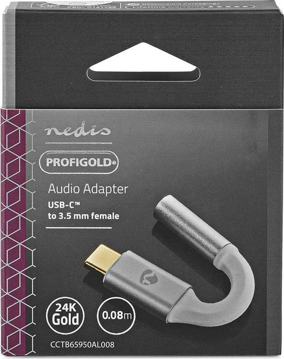 Nedis USB-C auf 3.5mm-Klinke Audio Adapter