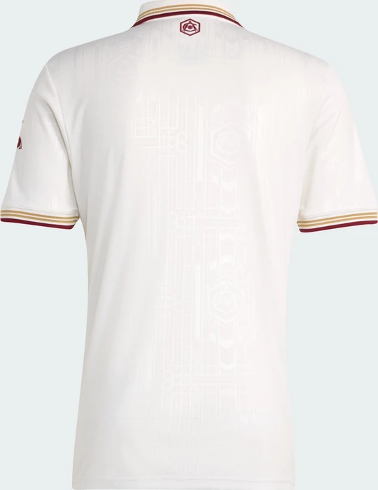 adidas FC Arsenal 2025/2026 Ausweichtrikot kurzarm cloud white/team coll burgundy 2 (Herren)