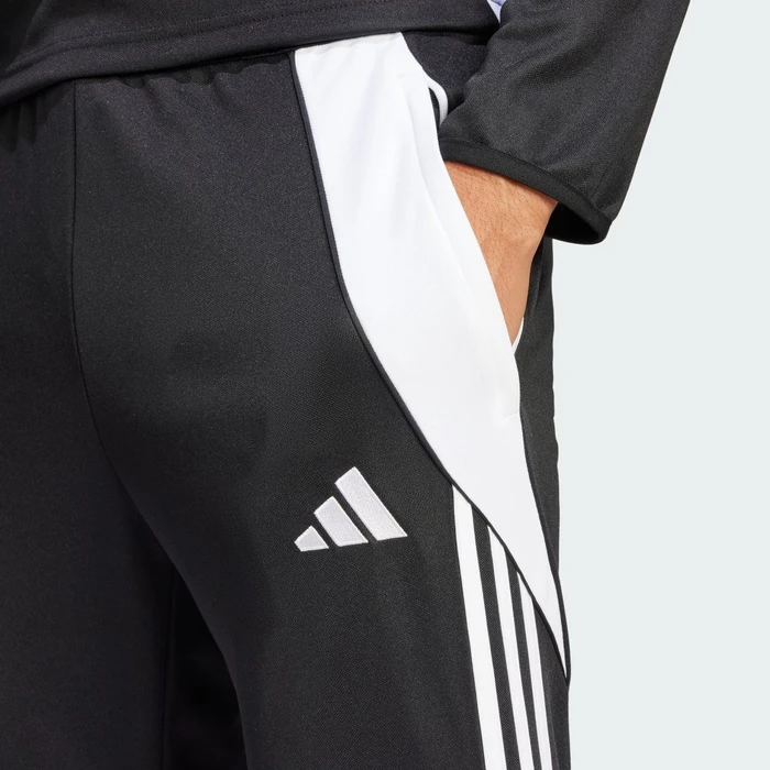 adidas Tiro 24 Slim Trainingshose lang schwarz/weiß (Herren)