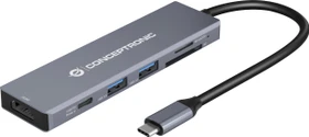 Conceptronic 6-in-1 Dockingstation, USB-C 3.0 [Stecker] (DONN23G / 110520207101)