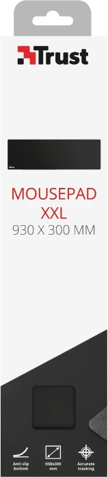Trust Mouse Pad XXL, 930x300mm, schwarz