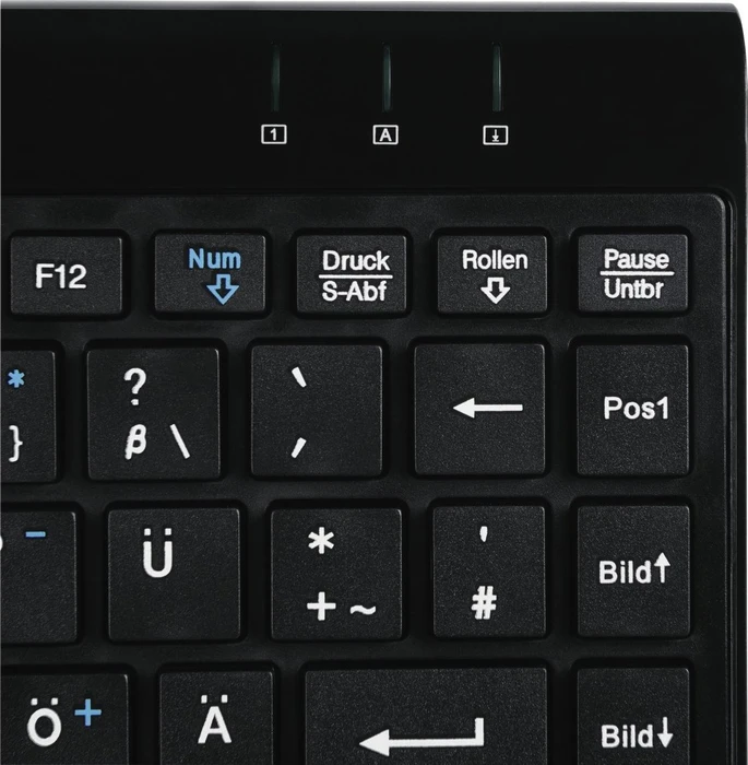 Hama SL720 Slimline Keyboard, USB, DE