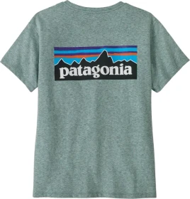Patagonia P-6 Logo Responsibili-Tee T-Shirt kurzarm blue sage (Damen)