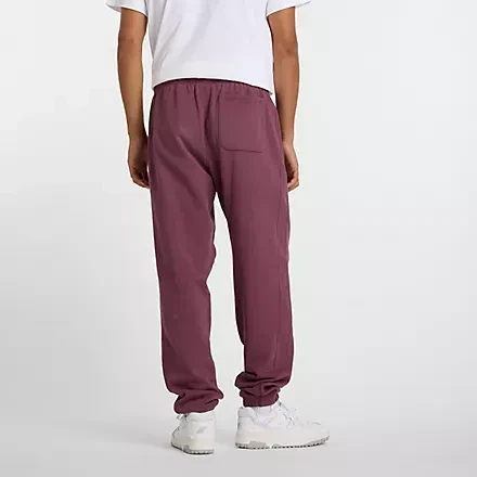 New Balance Athletics French Terry Trainingshose lang faded plum (Herren)
