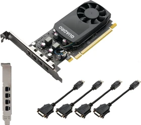 PNY Quadro P1000 DVI V2, 4GB GDDR5, 4x mDP