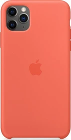 Apple Silikon Case für iPhone 11 Pro Max Clementine