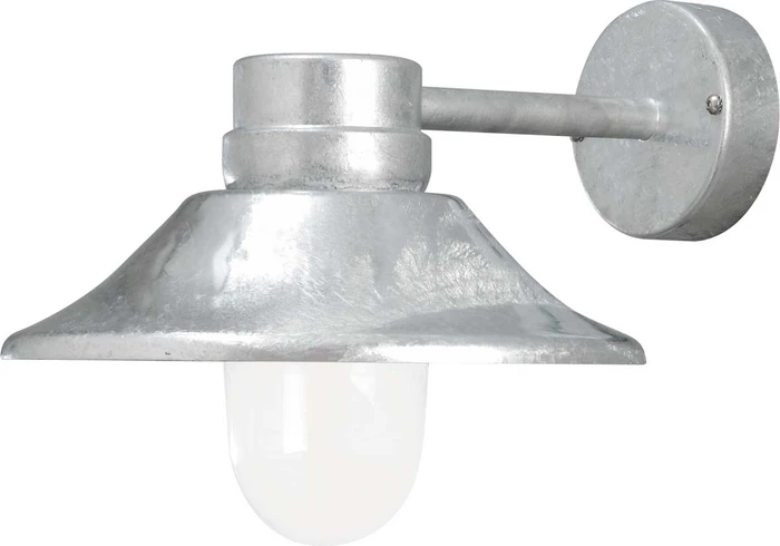 Konstsmide Vega 29cm Wandleuchte 1-flammig silber