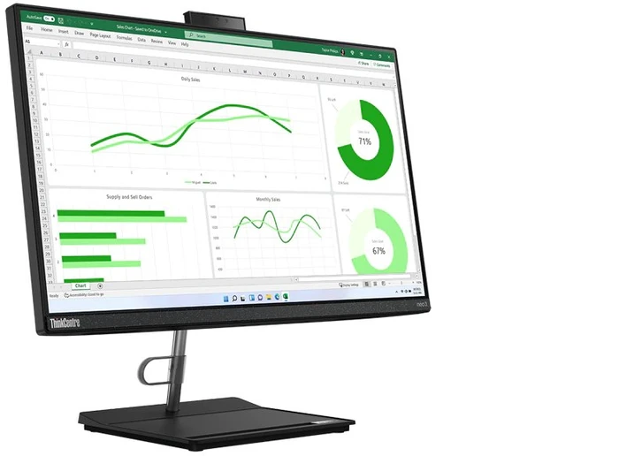 Lenovo ThinkCentre Neo 30a 24 AiO Raven Black, Core i3-1215U, 8GB RAM, 256GB SSD, DE