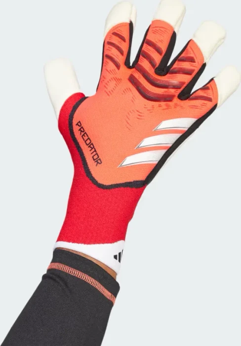 adidas Predator Pro Hybrid Torwarthandschuhe lucid red/pure ruby/black (Junior)