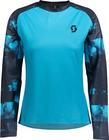 Scott Trail Storm Trikot langarm breeze blue/dark blue (Damen)