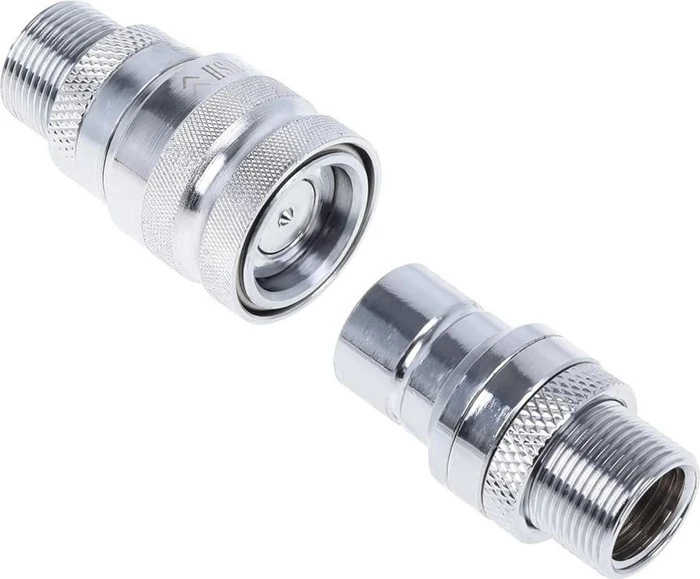 Alphacool Eiszapfen G1/4" Schnellverschluss mit Schottverschraubung, verchromt