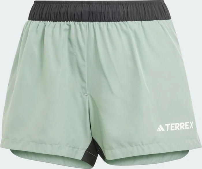 adidas Terrex Multi Trailrunning Laufhose kurz silver green (Damen)