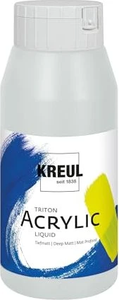Kreul Solo Goya Triton Acrylic Acrylfarbe, silber, 750ml