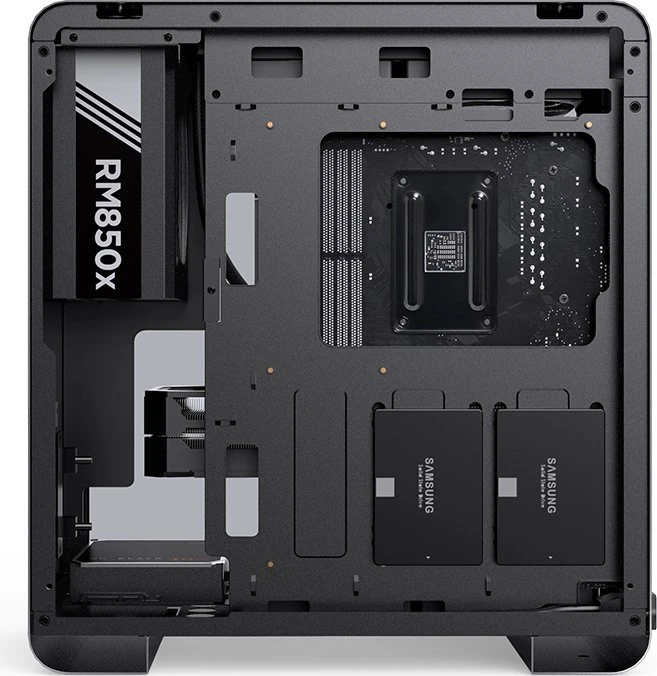 Jonsbo U4 Pro, schwarz, Glasfenster