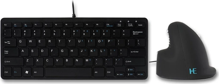 R-Go Basic Ergonomic Keyboard Mouse Combo, USB, DE