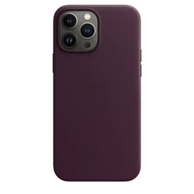 Apple Leder Case mit MagSafe für iPhone 13 Pro Max Dunkelkirsch