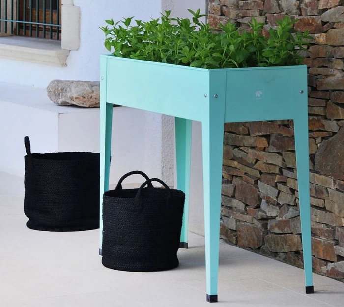 Herstera Urban Hochbeet 100x40cm mint