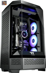 Thermaltake FTW Tower 300, Black, Ryzen 7 5700X3D, 32GB RAM, 1TB SSD, GeForce RTX 4070 SUPER (PC-000075-DE)