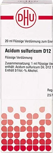 ACIDUM SULF D12, 20 ml