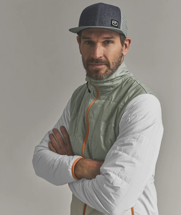 Ortovox Logo Air Trucker Kappe green sage