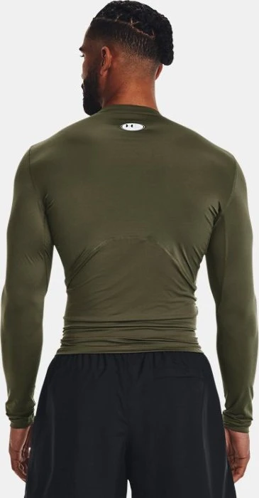 Under Armour HeatGear Armour Funktionsshirt langarm marine od green/white (Herren)
