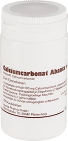 Abanta Calciumcarbonat 500mg Kautabletten, 100 Stück