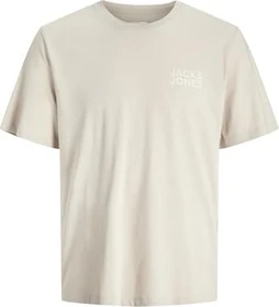 Jack & Jones Logo T-Shirt kurzarm moonbeam (Herren)