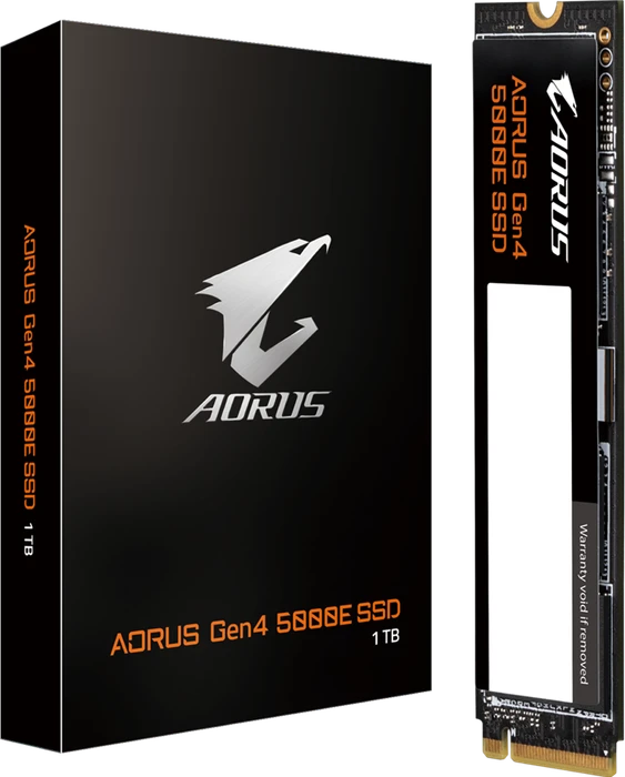GIGABYTE AORUS Gen4 5000E SSD 1TB, M.2 2280 / M-Key / PCIe 4.0 x4