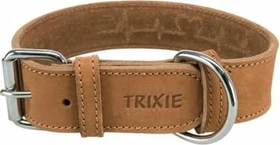 Trixie Rustic Fettleder-Halsband Heartbeat, S-M, braun