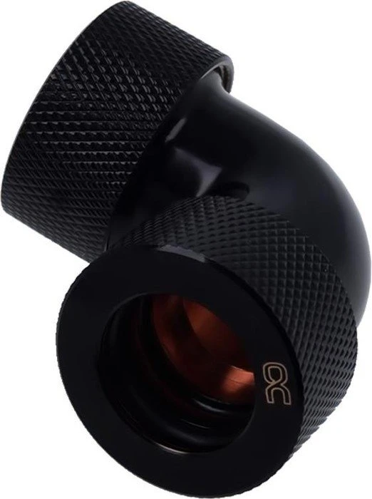Alphacool Eiszapfen 90° 16mm L-Verbinder für Rohre G1/4", schwarz