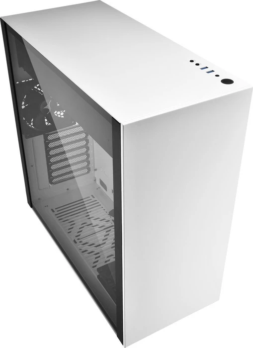 Sharkoon Pure Steel White, Glasfenster