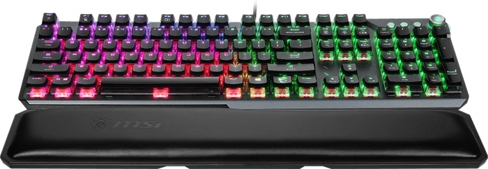 MSI Vigor GK71 Sonic, LEDs RGB, Gunmetal, MSI Sonic RED, USB, US