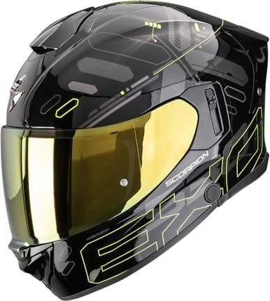 Scorpion EXO-530 Air Fond matt schwarz/grau/gelb