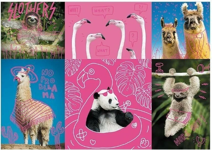 Trefl Puzzle Crazy Animals (10594)