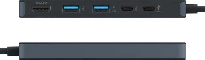 Targus HyperDrive Flex 5, USB-C 3.0 [Stecker], schwarz