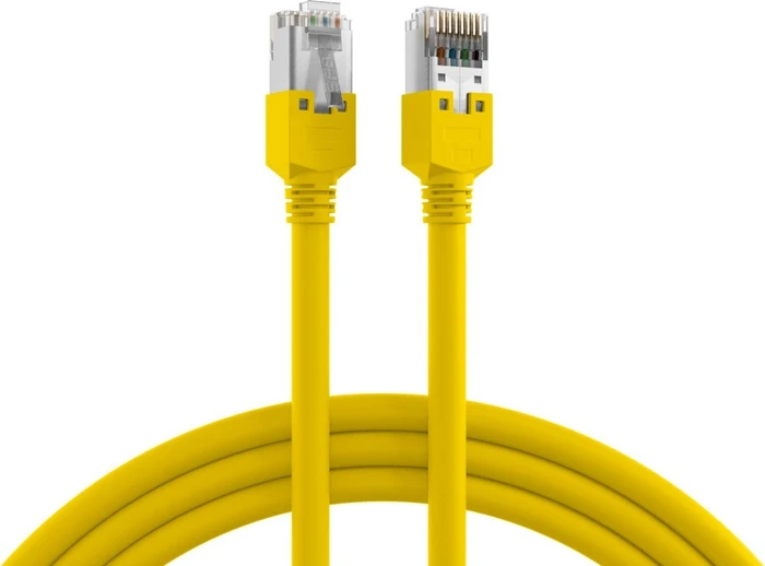 EFB Elektronik TM11 UC300 Patchkabel, Cat5e, F/UTP, RJ-45/RJ-45, 10m, gelb