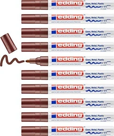 edding 750 Lackmarker braun, 10er-Pack