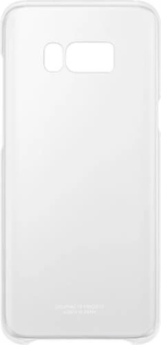Samsung Clear Cover für Galaxy S8+ silber