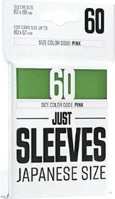Gamegenic Just Sleeves Japanese Size grün, 60 Stück
