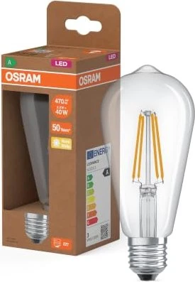 Osram Ledvance Superstar+ Classic Edison FIL 40 2.2W/840 E27