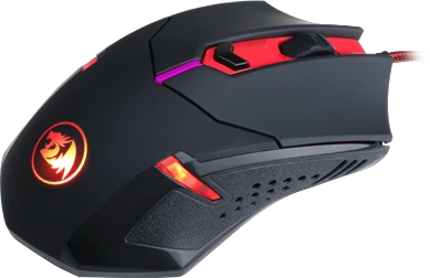 Redragon M601-3 Centrophorus schwarz/rot, inkl. Mousepad, USB