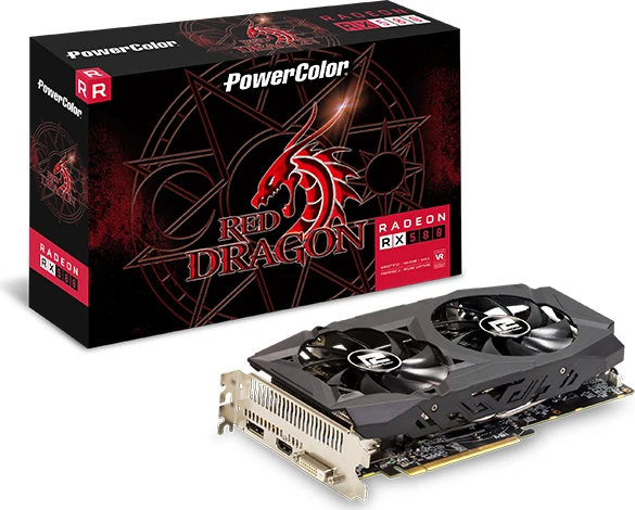 PowerColor Red Dragon Radeon RX 580 V2 DHD, 8GB GDDR5, DVI, HDMI, DP