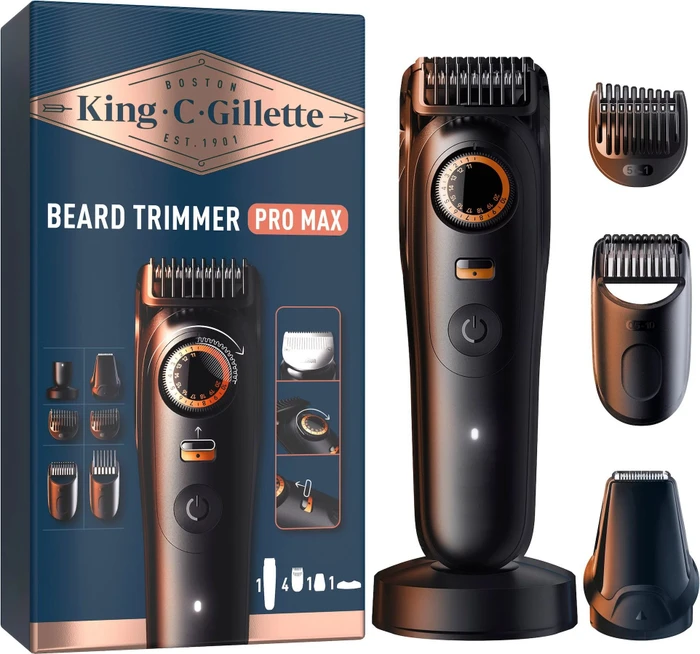 Gillette King C. Elektrischer Barttrimmer Pro Max