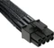 NZXT 6/8-Pin PCIe Verlängerung 45cm, sleeved schwarz Vorschaubild