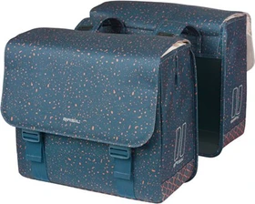 Basil Flair Doppeltasche Gepäcktasche navy