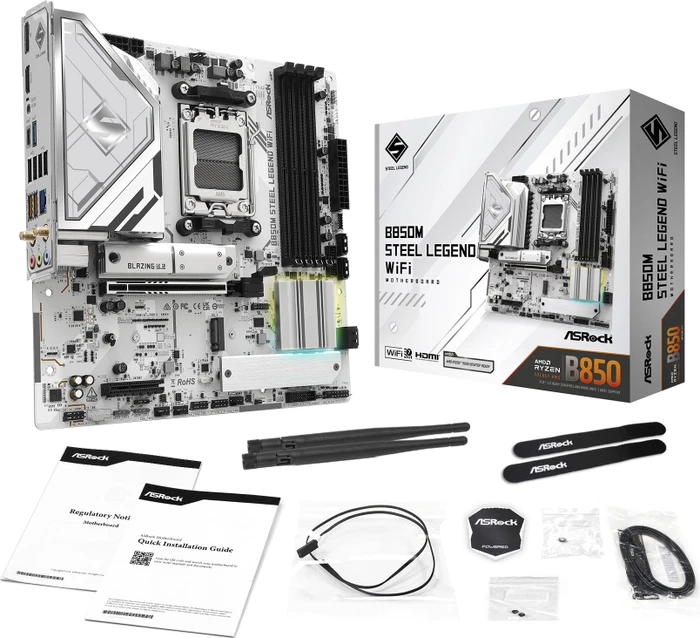 ASRock B850M Steel Legend WiFi (AMD AM5)